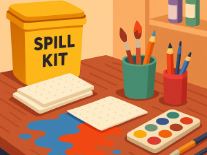 Using Spill Kits & Absorbents in Creative Industries: Best Practices