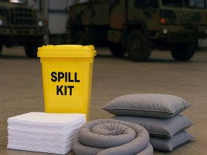 Best Practices for Using Spill Kits & Absorbents in Defence Industries