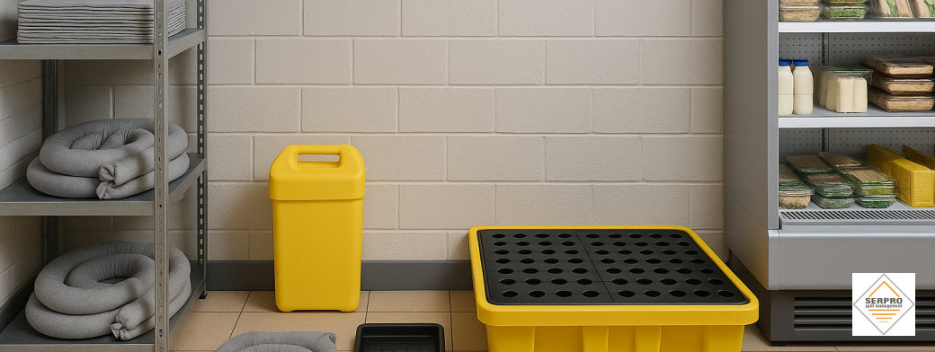 Back-Room Spill Control for Small Food Retailers: Oils, Syrups, and More