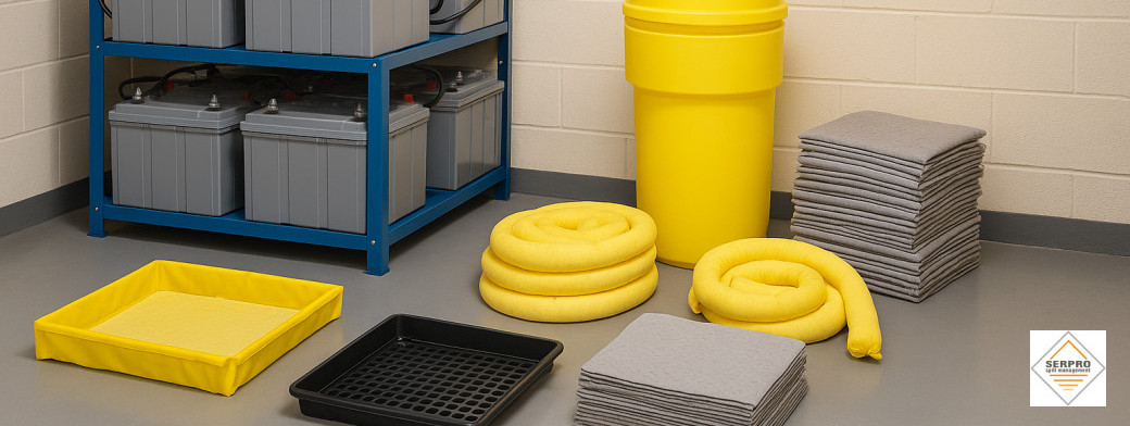 Effective Spill Management in Battery Storage Rooms