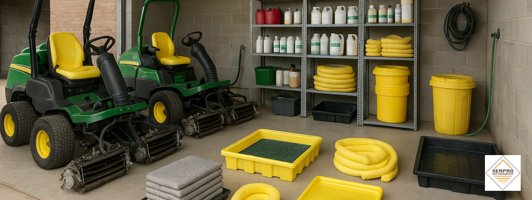 Essential Spill Management for Golf Course Maintenance Sheds