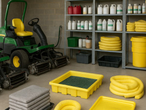 Essential Spill Management for Golf Course Maintenance Sheds
