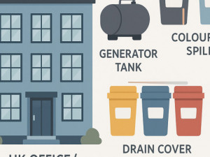 Spill Control for Offices & Commercial Facilities: Plant Rooms, Generators & Cleaning Chemicals