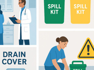 Spill Control in Hospitals: Managing Clinical and Laboratory Fluids