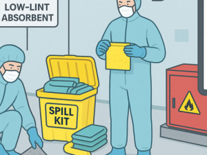 Spill Control in Pharmaceutical Manufacturing: Cleanroom-Compatible Solutions