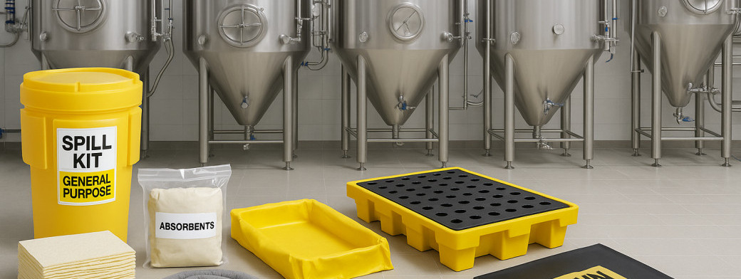 Spill Control Solutions for Breweries: CO2, Caustic Cleaners & Hygiene