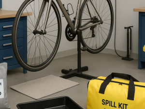 Spill Management in Bicycle Workshops: Essential Absorbents for Safety