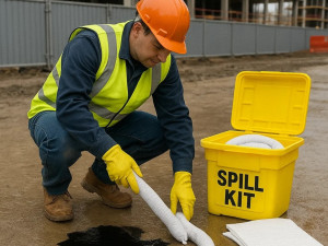 Using Spill Kits on Building Sites: A Comprehensive Guide