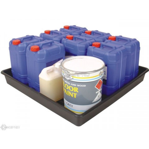 Showing image for 100 x 100cm Bunded Lab Drum Tray 100 x 100cm Bunded Lab Drum Tray image