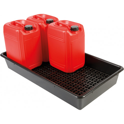 Showing image for 100 x 55cm Bunded Drum Lab Tray 100 x 55cm Bunded Drum Lab Tray 81 to 120cm Trays, 51 to 60cm Trays, Bunded Drum Trays image