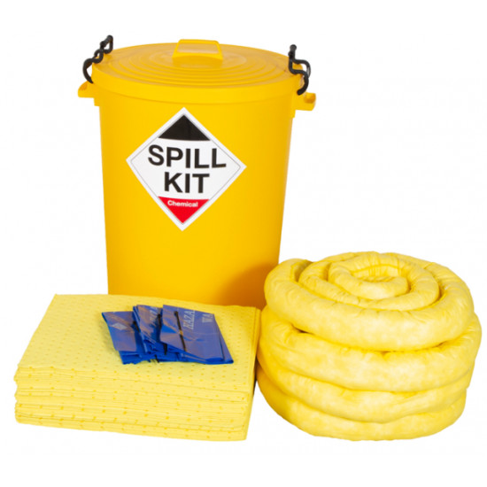 90 Litre Chemical/Universal Plastic Drum Spill Kit Chemical Spill Kits image