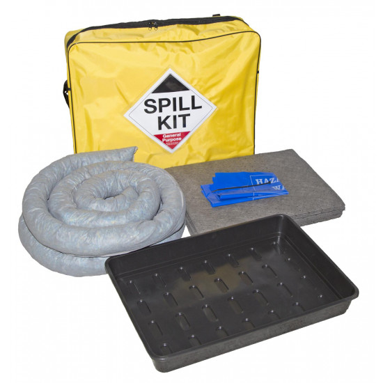 Showing image for 50 Litre General Purpose Spill Kit complete with Drip-Tray 50 Litre General Purpose Spill Kit complete with Drip-Tray General Purpose Spill Kits image