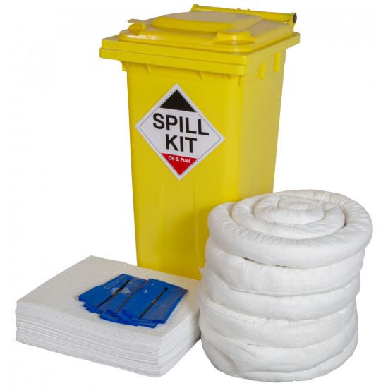 100 Litre Oil and Fuel only Mobile Spill Kit image