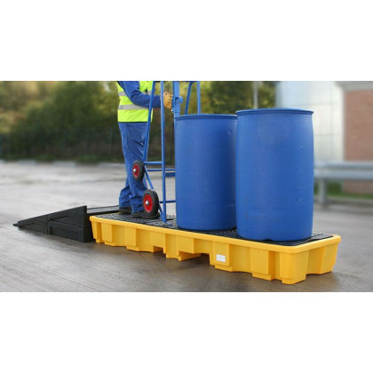 Showing image for In-Line Spillpallet 4-Drum (YELLOW) In-Line Spillpallet 4-Drum (YELLOW) image