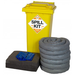 125 Litre General Purpose Spill Kit in Wheeled Bin 125 Litre General Purpose Spill Kit in Wheeled Bin