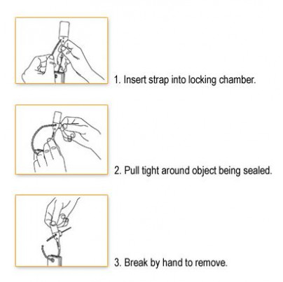 LightLock - Custom Printed Tamper Proof Security Tags Custom Printed Tags & Seals image