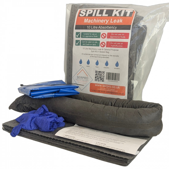 Showing image for 10 Litre Machinery Leak Response Spill Kit - General Purpose 10 Litre Machinery Leak Response Spill Kit - General Purpose image
