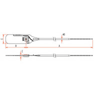 Maxi Jawlock500- Custom Printed Tamper Proof Security Tags image