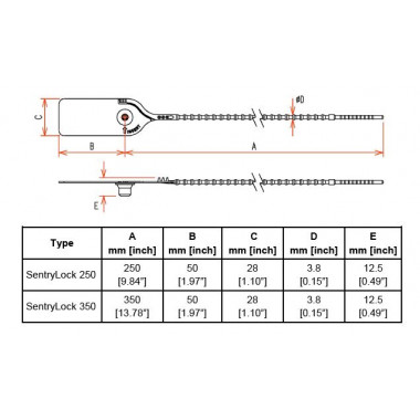 SentryLock - Custom Printed Tamper Proof Security Tags image