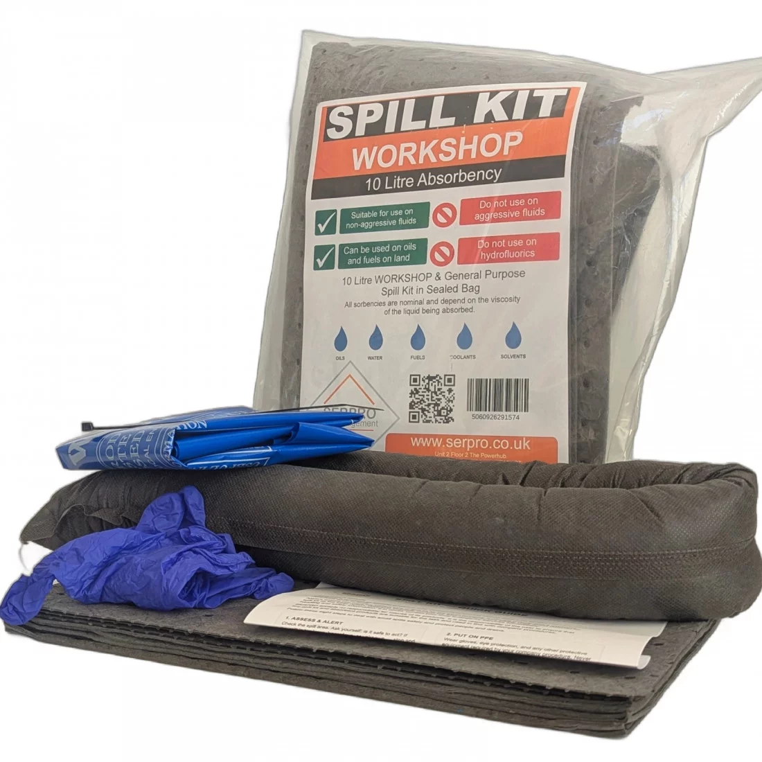 10 Litre Workshop Spill Kit General Purpose {brand} General Purpose Kits