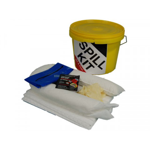 10 Litre Oil and Fuel Spill Kit in a Tub - AZ image