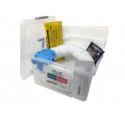 10 Litre Oil and Fuel Spill Kit in a Clip Top Case 10 Litre Oil and Fuel Spill Kit in a Clip Top Case