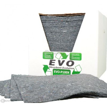 100 EVO Natural Fibre Absorbent Pads in Dispenser Box image