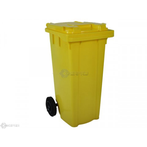 120 Litre Small Wheelie Bin YELLOW Wheelie Bins, 120 Litre Wheelie Bins image