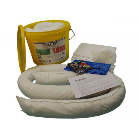 15 Litre Oil and Fuel Spill Kit in a Tub Oil and Fuel Spill Kits image