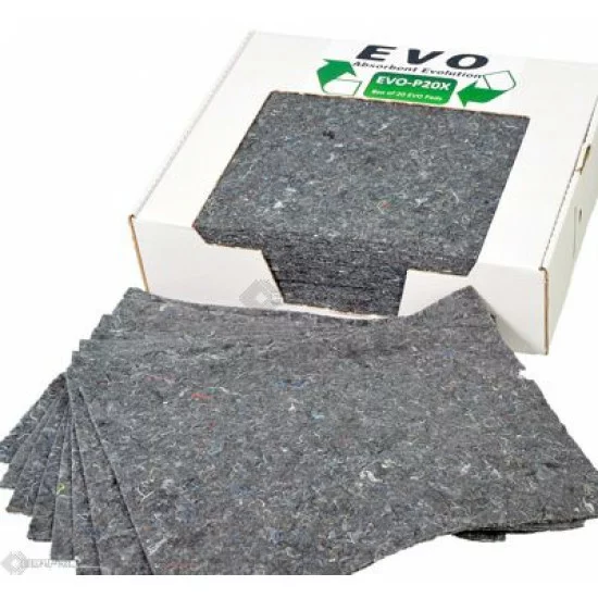 EVO Natural Fibre Absorbent Pads in Bench Box
