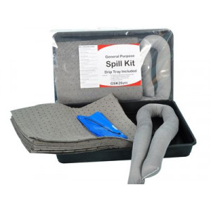 20 Litre General Purpose Compact Spill Kit with Drip Tray image