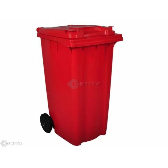 240 Litre Standard Council Wheelie Bin RED
