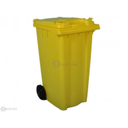 240 Litre Standard Wheelie Bin YELLOW
