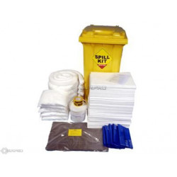 250 Litre Oil and Fuel Only Spill Kit in Wheeled Bin 250 Litre Oil and Fuel Only Spill Kit in Wheeled Bin