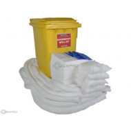 300 Litre Oil and Fuel only Mobile Spill Kit with Plug Rug and Plugging Compound
