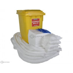 300 Litre Oil and Fuel only Mobile Spill Kit with Plug Rug and Plugging Compound