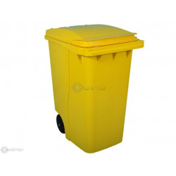 360 Litre Large Wheelie Bin YELLOW