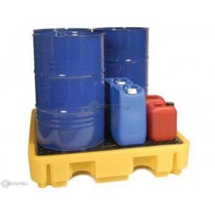 4 Drum Spill Pallet - Low Profile (YELLOW) image