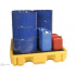 4 Drum Spill Pallet - Low Profile (YELLOW)