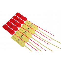 LuggageLock Security Tag - Pack 10 Red & Yellow LuggageLock Security Tag - Pack 10 Red & Yellow