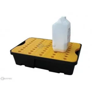 60 x 40cm 20 Litre Lab Spill Tray with Removable Grid