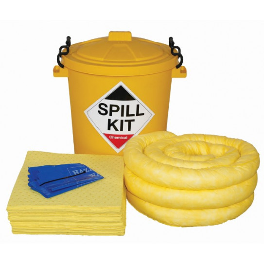 65 Litre Chemical/Universal Performance Spill Kit in Plastic Drum Chemical Spill Kits image