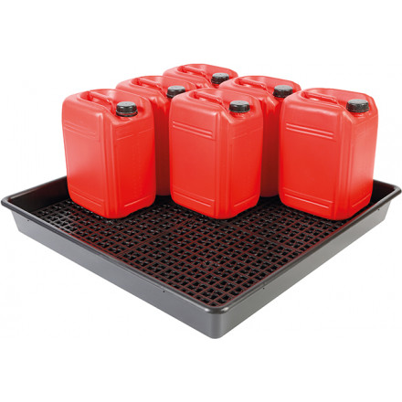 1.2m x 1.2m Xtra-Large Bunded Drum Tray 81 to 120cm Trays, Bunded Drum Trays image