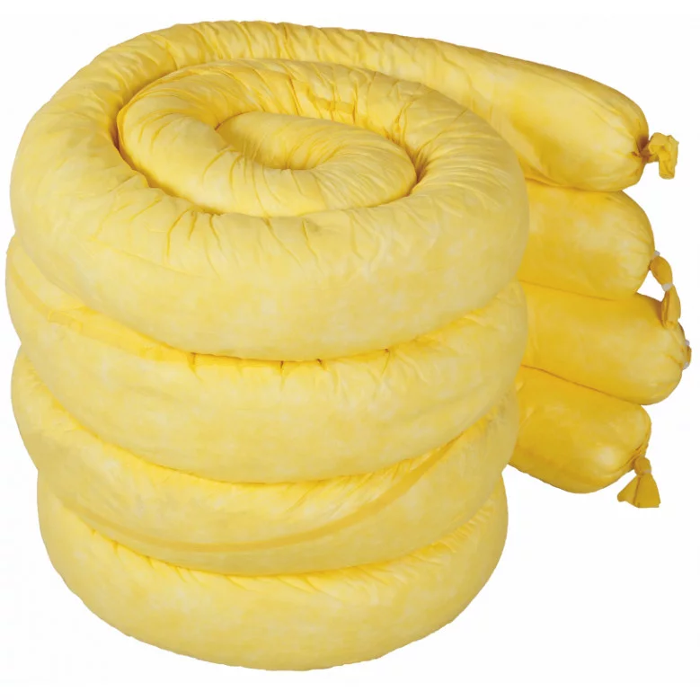 Chemical Absorbent Boom - 300 x 12cm - (pack of 4)