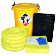 90 Litre Chemical Spill Kit with Drip Tray