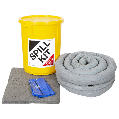 35 Litre General Purpose/Maintenance Spill Kit in a Plastic Drum General Purpose Spill Kits image