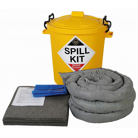 50 Litre General Purpose/Maintenance Spill Kit in Plastic Drum General Purpose Spill Kits image