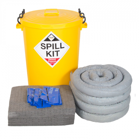 90 Litre Maintenance General Purpose Spill Kit in a Plastic Drum General Purpose Spill Kits image