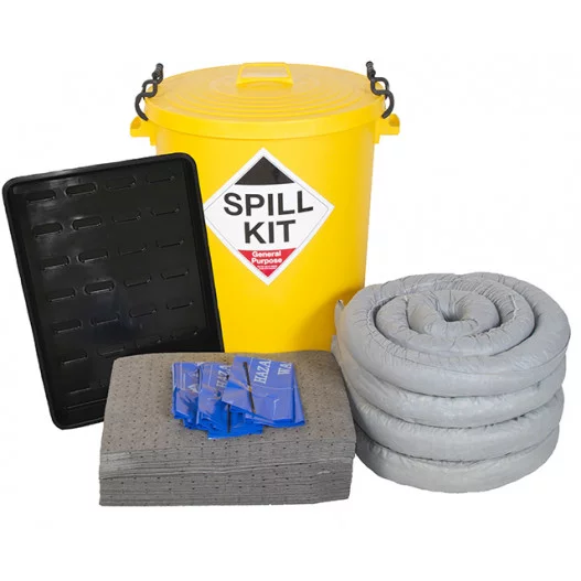 90 Litre General Purpose Spill Kit with Drip Tray
