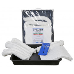 40 Litre Oil and Fuel Spill Kit with Flexi-Tray